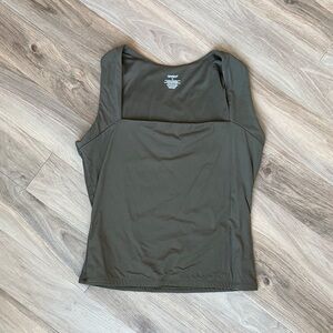 Qinsen Women’s Square Neck Tank Top XL